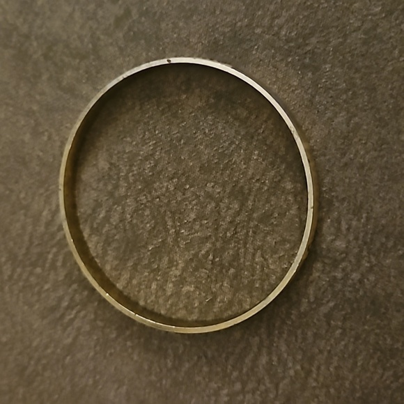 3/$30 Brass Om Sai Ram Thin Bangle Bracelet - Picture 2 of 4
